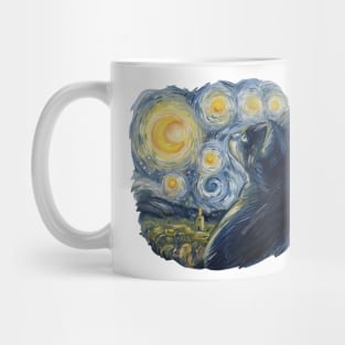 Van Gogh Cat Mug